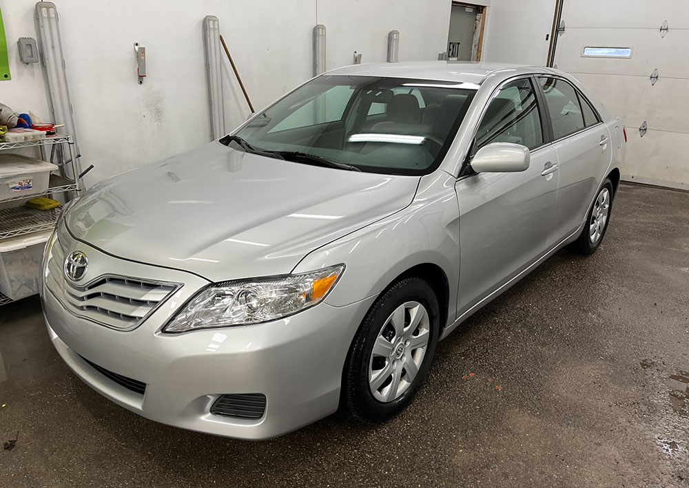 Toyota after auto body repair at Baker's Body Shop